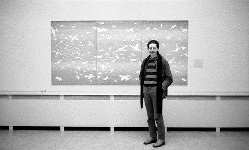 Basel, Guido Fuga in front of the Aerei, 1978