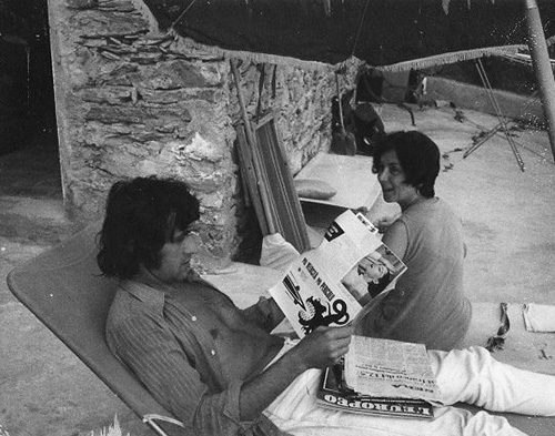 Alighiero Boetti e Annemarie a Vernazza, 1976