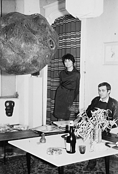 Alighiero Boetti and Annemarie Sauzeau, 1964